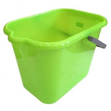 Ведро (пластик, без отжима прямоугольное с носиком, 16 л, зеленый цвет, 10 шт/кор)