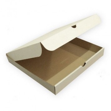 Коробка 25х25х3,5 см для пиццы гофрокартон белый