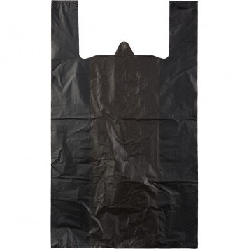 Пакет-майка (ПНД, 450*540*0,015, черный цвет, 15 мкр, 250 шт/упак)