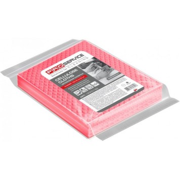 Салфетки целлюлозные 18х20 см, 10 шт., цвет розовый (20 шт/кор) Pro Service