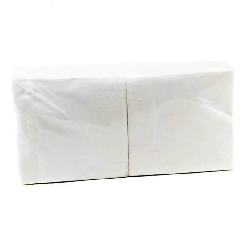 Салфетки бумажные (Биг-пак, 24*24 см, 2-сл, белый цвет, 250 шт/упак, 18 упак/кор, С24-17)