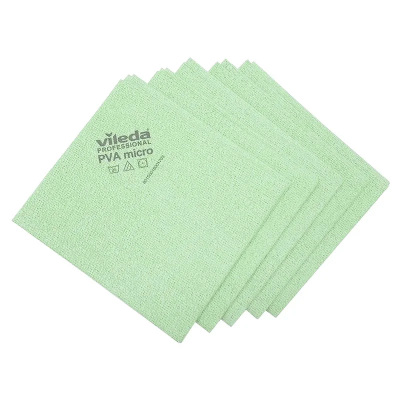 Салфетки (ПВА микро, Vileda, 35*38 см, зеленый цвет)