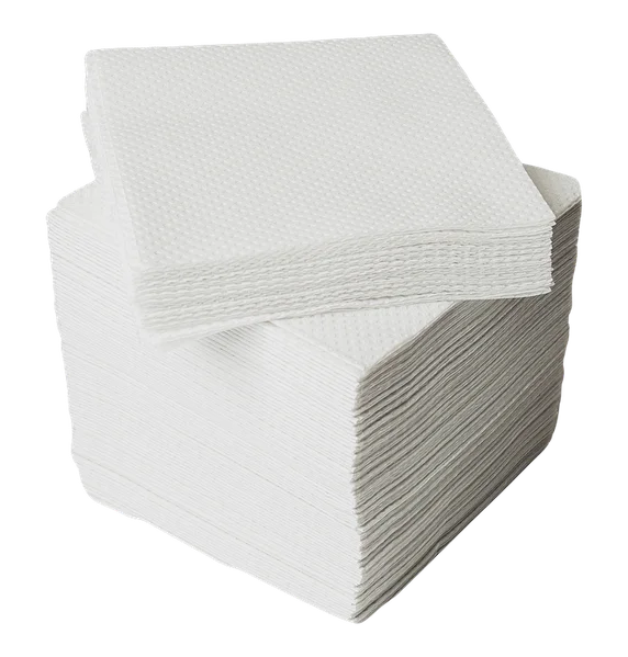 Салфетки бумажные (1-сл, белый цвет, ALVI, 100 шт/упак, 20 упак/кор)