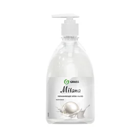 Мыло (жидкое крем-мыло, GraSS, Milana жемчужное, 500 мл, 15 шт/упак, (126200))