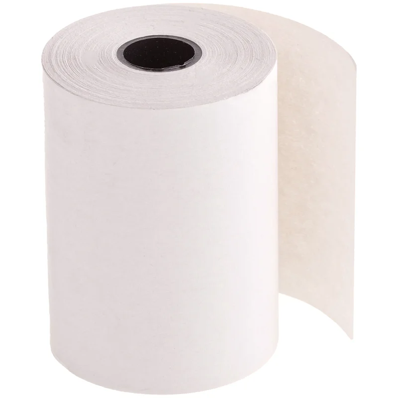 Чековая лента (термочувствительная в виде роликов, 80*12*60, 12 рул/спайка, 84 рул/кор, (h17/00900 o/w)) факт намотка 45м