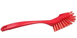 Щетка (пластик, для посуды, FBK, 255*28 мм, красный цвет, полужесткая)
