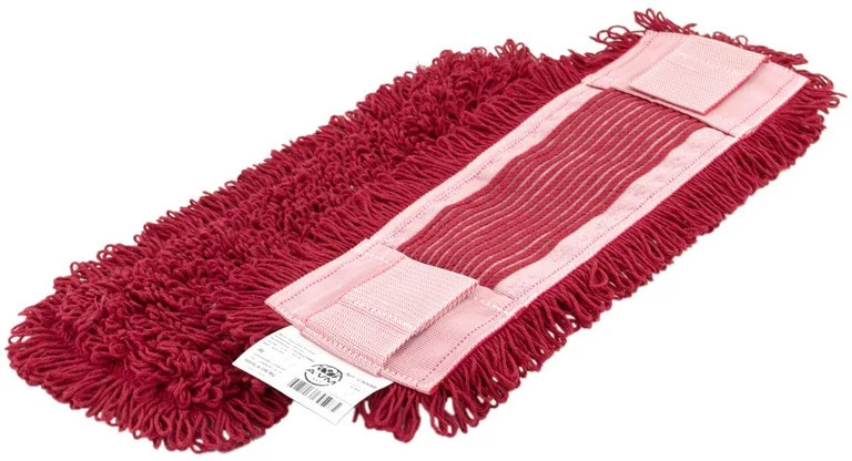 МОП Хлопок (40*13 см, карман-ухо, красный цвет, CN3066, 25 шт/кор)