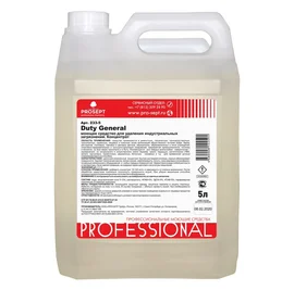Средство (для удаления индустриальных загрязнений, PROSEPT, Duty General, 5 л, моющий, 4 шт/кор, концентрат (233-5))