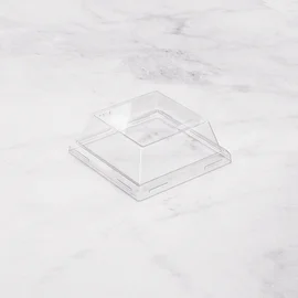 Крышка (1ЕА, пластик, OneClick lid 550/40, прозрачный цвет, 130/130/45 мм, 50 шт/упак, 8 упак/кор, OClid550/40)