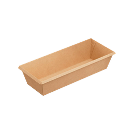 Контейнер (1ЕА, OneClick Bottom 700/b, без крышки, крафт, 700 мл, 215/85*190/60*50 мм, 50 шт/упак, 9 упак/кор, OCbot700/b)