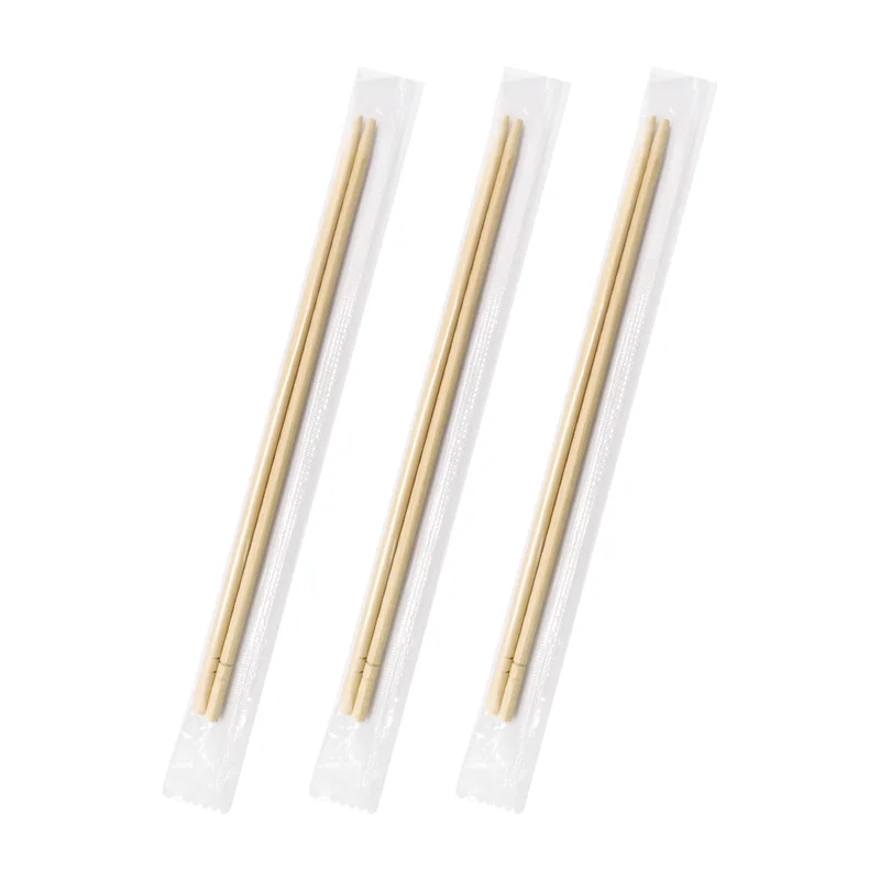 Палочки для суши (круглые, бамбуковые, 23 см, 100 пар/упак, 20 упак/кор, (401-861), пара в индивидуальной ПП упаковке)