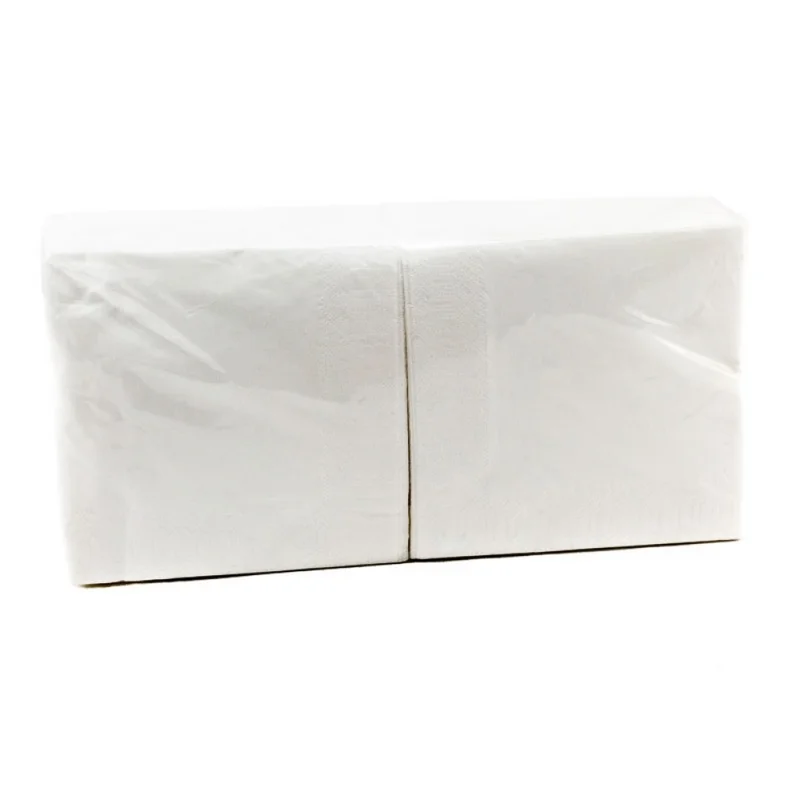 Салфетки бумажные (Биг-пак, 33*33 см, 2-сл, белый цвет, 200 шт/упак, 8 упак/кор, С33-05/8)