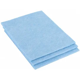 Салфетки (вискозные, нетканое полотно, 30*30 см, 80 гр/м2, голубой цвет, 3 шт/упак, 200 уп/кор)