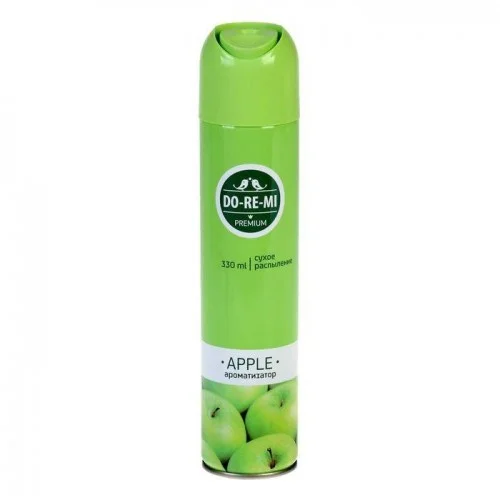 Освежитель воздуха (ДО-РЕ-МИ Premium, Зеленое яблоко, 330 мл, 12 шт/кор, сухое распыление)