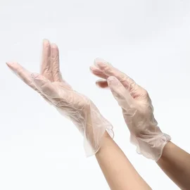 Перчатки одноразовые (виниловые, AVIORA, разм.M, неопудренные, прозрачный цвет, 100 шт/упак, 10 упак/кор, 402-638)