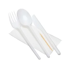 Набор (Комплект "5" (вилка,ложка,нож,зубочистка,салфетка), 300 комплектов в упаковке/коробке)