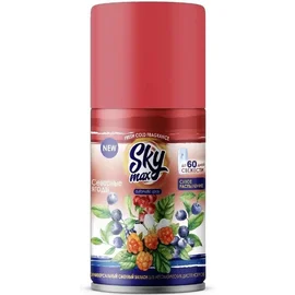 Освежитель воздуха (SKY MAX, Северные ягоды, 250 мл, сменный баллон, 6 шт/спайка)