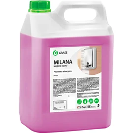 Мыло (жидкое крем-мыло, GraSS, Milana Черника в йогурте, 5 кг канистра, 4 шт/кор, (126305))