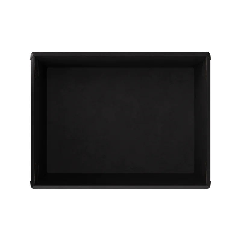 Контейнер (1ЕА, OneClick bottom 1000/bBLACK, без крышки, черный цвет, 1000 мл, 150/200*130/180*55 мм, 50 шт/упак, 6 упак/кор, OCbot1000/bBL)