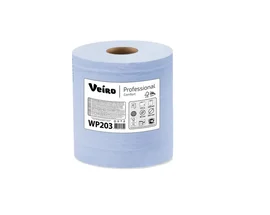 Материал протирочный (VEIRO Professional Comfort, WP203, 2-сл, 175 м, синий цвет, 2 рул/упак)