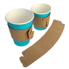 Упаковка (Кап-холдер для стакана универсальный двухслойный, бурый, 500 шт/упак)
