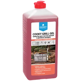 Средство (для чистки гриля и духовых шкафов, PROSEPT, Cooky Grill (Антижир), 1 л, 12 шт/кор, гелеобразный, концентрат (192-1))