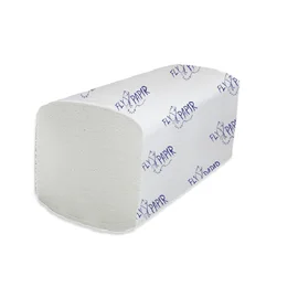 Полотенца бумажные (Torus, V-сложение, FlyPapir Comfort, 1-сл, отбелен.макул., 33г/м2, белый цвет, 250 листов/упак, 20 упак/кор, 261350/205-С)