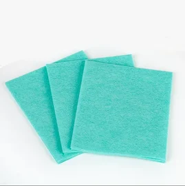Салфетки (вискозные, нетканое полотно, 30*30 см, 80 гр/м2, зеленый цвет, 3 шт/упак, 200 уп/кор)