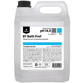 Средство (для удаления засоров в трубах, PROSEPT, BT Bath Prof, 5 л, 4 шт/кор, (902BT-5))