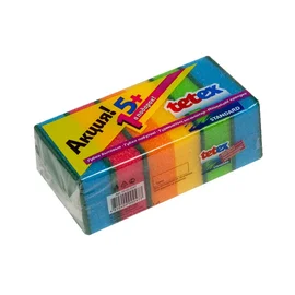 Губки для посуды (TETEX, 95х65х32 мм, 5 шт+1/упак, 30 упак/кор, 02-02-0247)