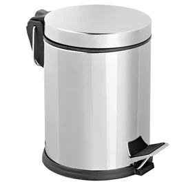 Контейнер для мусора (металл, педаль, 30 л, 4 шт/кор, KAG104)