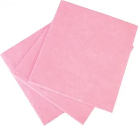 Салфетки (вискозные, нетканое полотно, 30*30 см, 80 гр/м2, розовый цвет, 3 шт/упак, 200 уп/кор)
