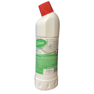 Средство (для сантехники, RAZE, Shine, 1 л, 9 шт/кор)