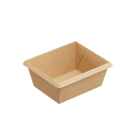 Контейнер (1ЕА, OneClick Bottom 250/b, без крышки, крафт, 250 мл,  85/100*65/85*45 мм, 50 шт/упак, 18 упак/кор, OCbot250/b)