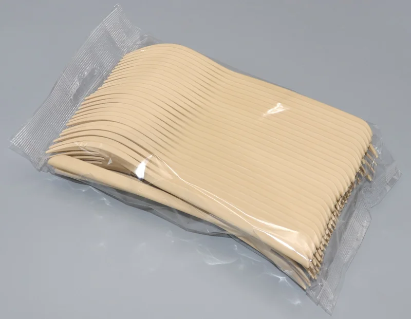 Вилки (столовые БИО, крахмал (биополимер), цвет Крафт, 170 мм, 50 шт/упак, 20 упак/кор, (арт. 4032))