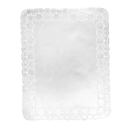 Салфетки бумажные (FIESTA, ажурная прямоугольная, 27*35 см, белый цвет, 250 шт/упак, 8 упак/кор)