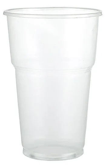 Стакан пластиковый (330 мл, прозрачный цвет, PP, 50 шт/упак, 30 упак/кор)