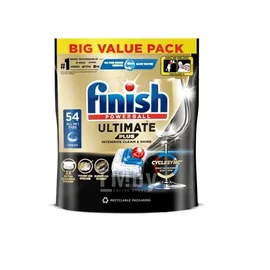 Средство (для мытья посуды в посудомоечной машине, FINISH, Powerball Ultimate Plus All in 1, 54 шт/упак, 6 упак/кор)