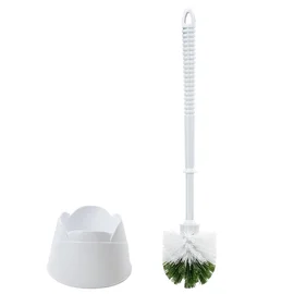 Ерш (для унитаза с подставкой, Любаша, пластик, белый цвет, (603627))