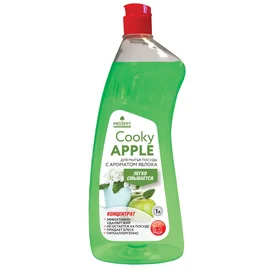 Средство (для мытья посуды, PROSEPT, Cooky Apple гель, 1 л, 12 шт/кор, аромат яблока, концентрат (134-1))