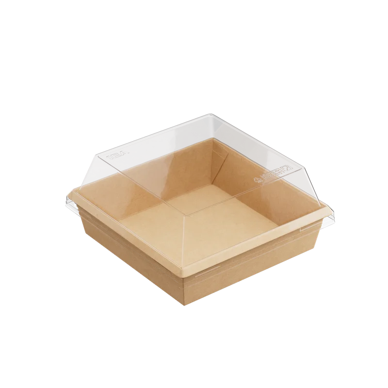 Крышка (1ЕА, пластик, OneClick lid 950-1250/40, прозрачный цвет, 165/165/40 мм, 50 шт/упак, 6 упак/кор, OClid950/40)