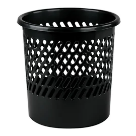 Корзина для мусора (пластик, STAFF, черный цвет, 10 л, 237917)