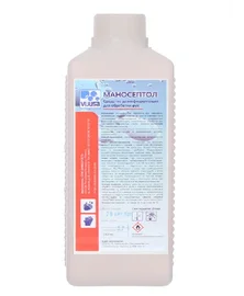 Средство дезинфицирующее (для обработки рук, Маносептол, 1 л, еврофлакон, 10шт/кор)