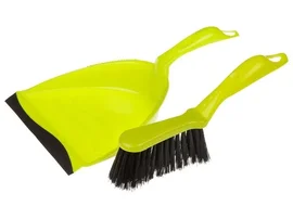 Набор для уборки (совок + щетка-сметка, Solid, салатовый (зеленый), (43-322065))