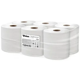 Бумага туалетная (VEIRO, Professional Comfort, 2-сл, отбелен.макул., T-204, 12 рул/упак)