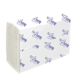 Полотенца бумажные (Torus, Z-сложение, FlyPapir ECO, 1-сл макул., 200 листов/упак, 20 упак/кор, 271185-М)