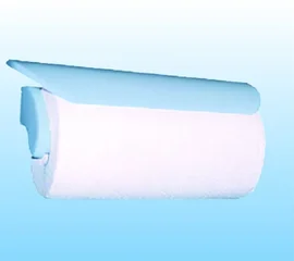 Держатель (для бумажных полотенец, пластик, белый цвет, 18 шт/упак)