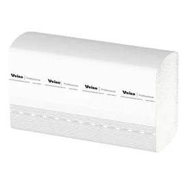 Полотенца бумажные (VEIRO, Z-сложение, 2-сл, отбелен.макул., KZ-202, белый цвет, 200 листов/упак, 21 упак/кор)