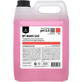 Средство (для сантехники, PROSEPT, BT Bath Uni, 5 л, 4 шт/кор, универсальное низкопенное кислотное чистящее, 103BT-5)