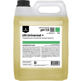 Средство (для поверхностей универсальное низкопенное, PROSEPT, UN Universal+, 5 л, 4 шт/кор, концентрат, 503UN-5)